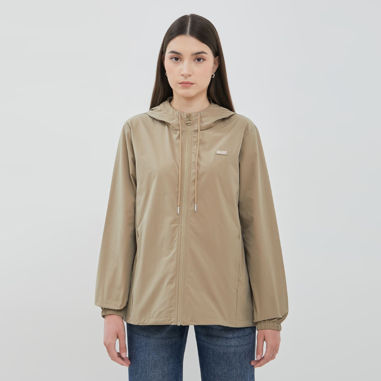 DUST Jaket Parasut Ravel Coklat (D.56188)
