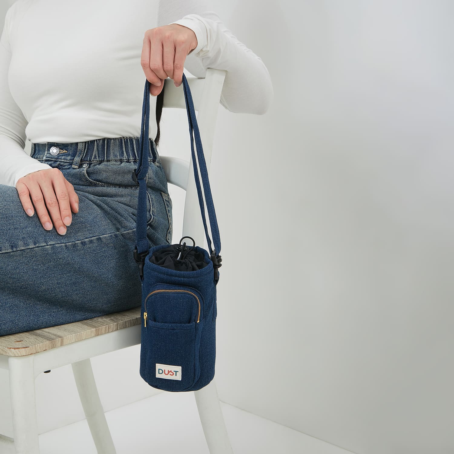DUST Tumbler Bag Denim Nobi Medium Dark Blue (D.9176)