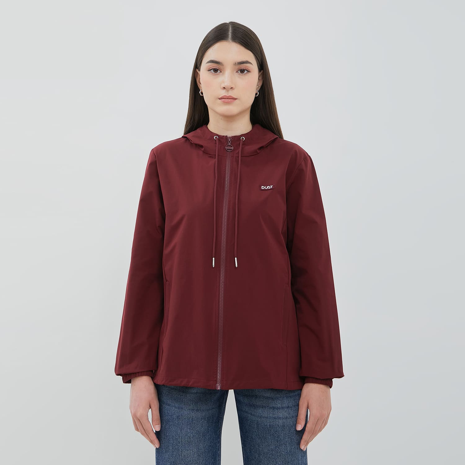 DUST Jaket Parasut Ravel Maroon (D.56186)