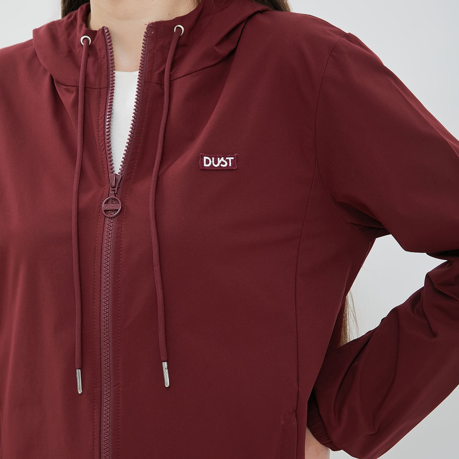 DUST Jaket Parasut Ravel Maroon (D.56186)