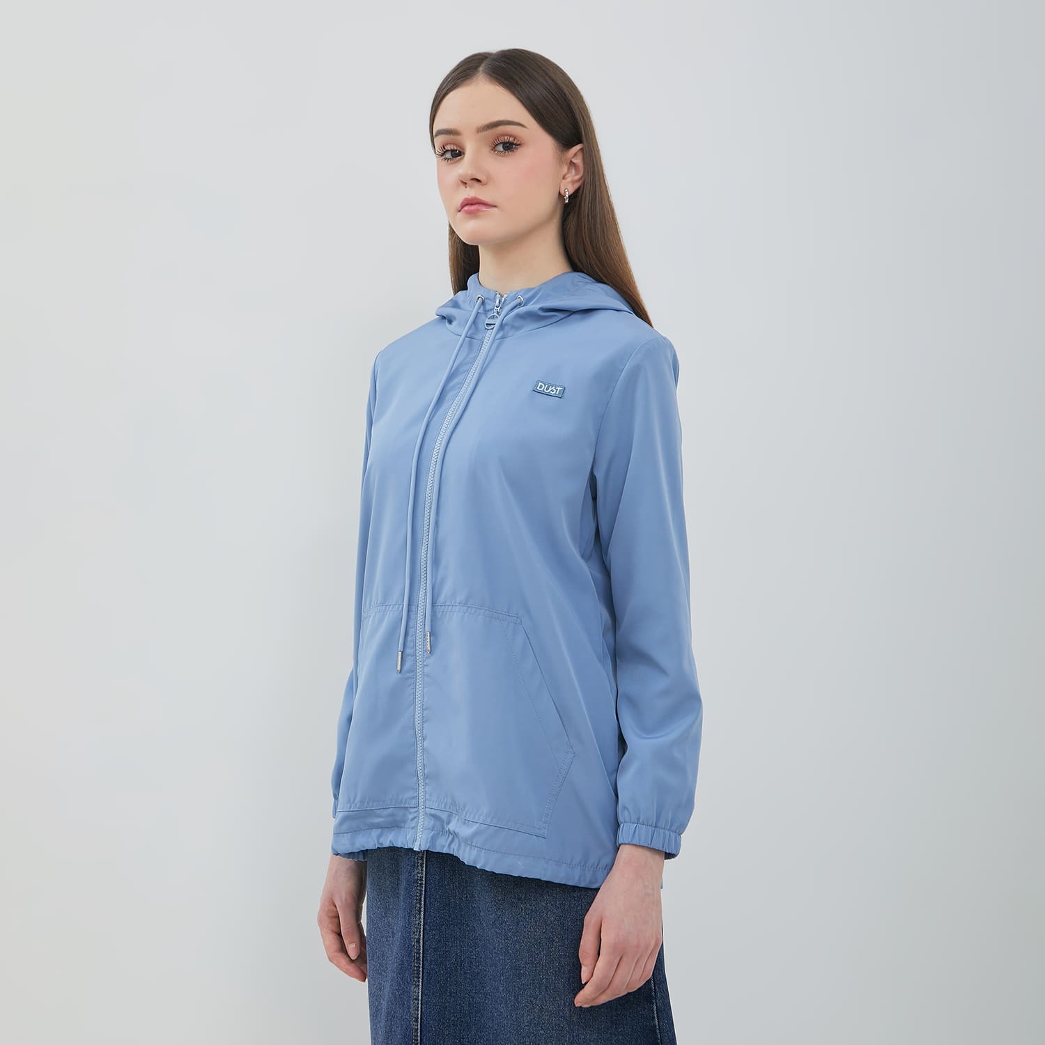 DUST Jaket Parasut Arla Biru (D.56184)