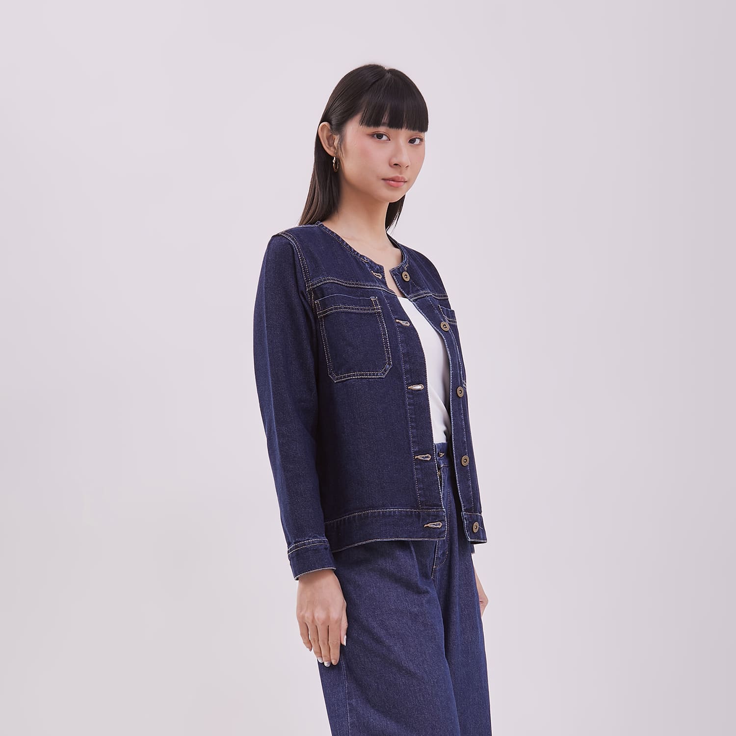 DUST Jaket Ladika Navy (D.61123)