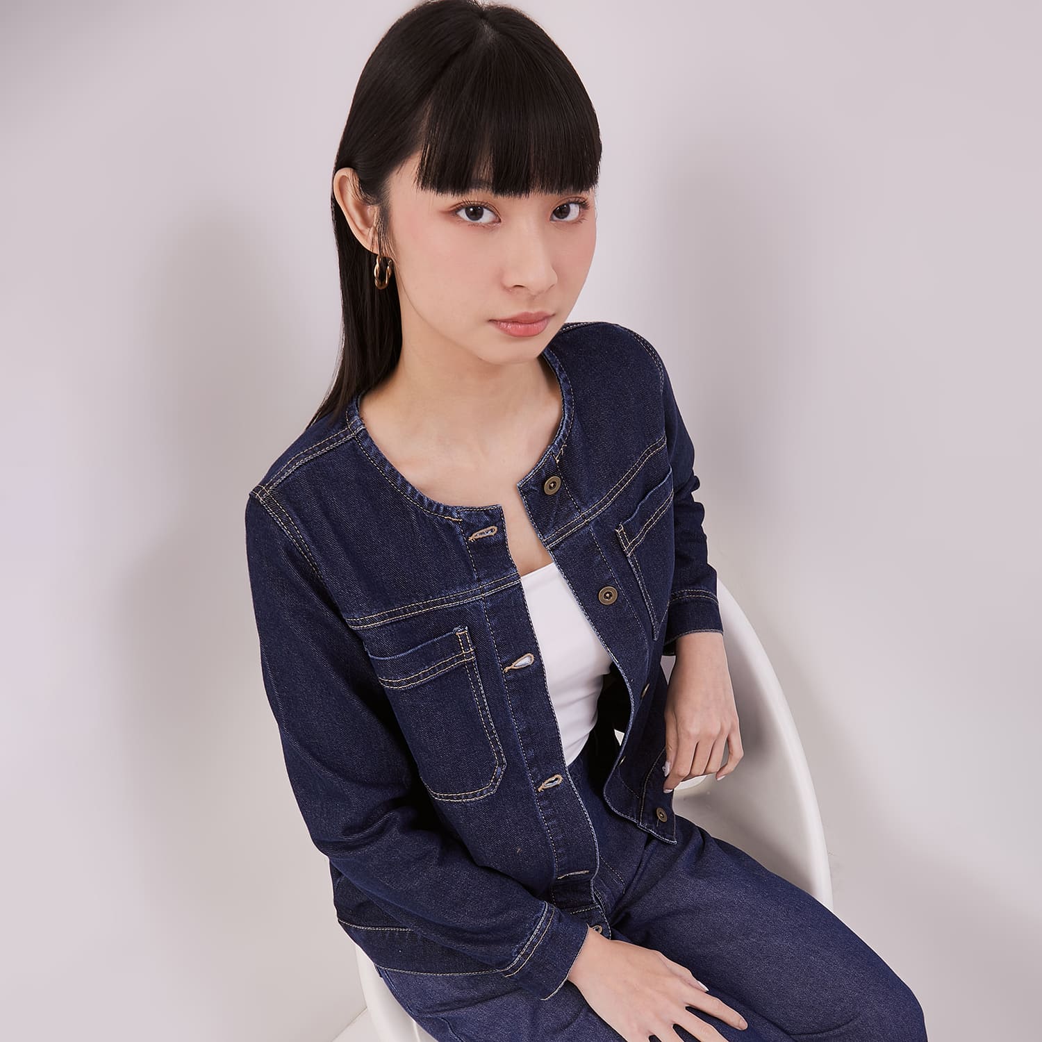 DUST Jaket Ladika Navy (D.61123)