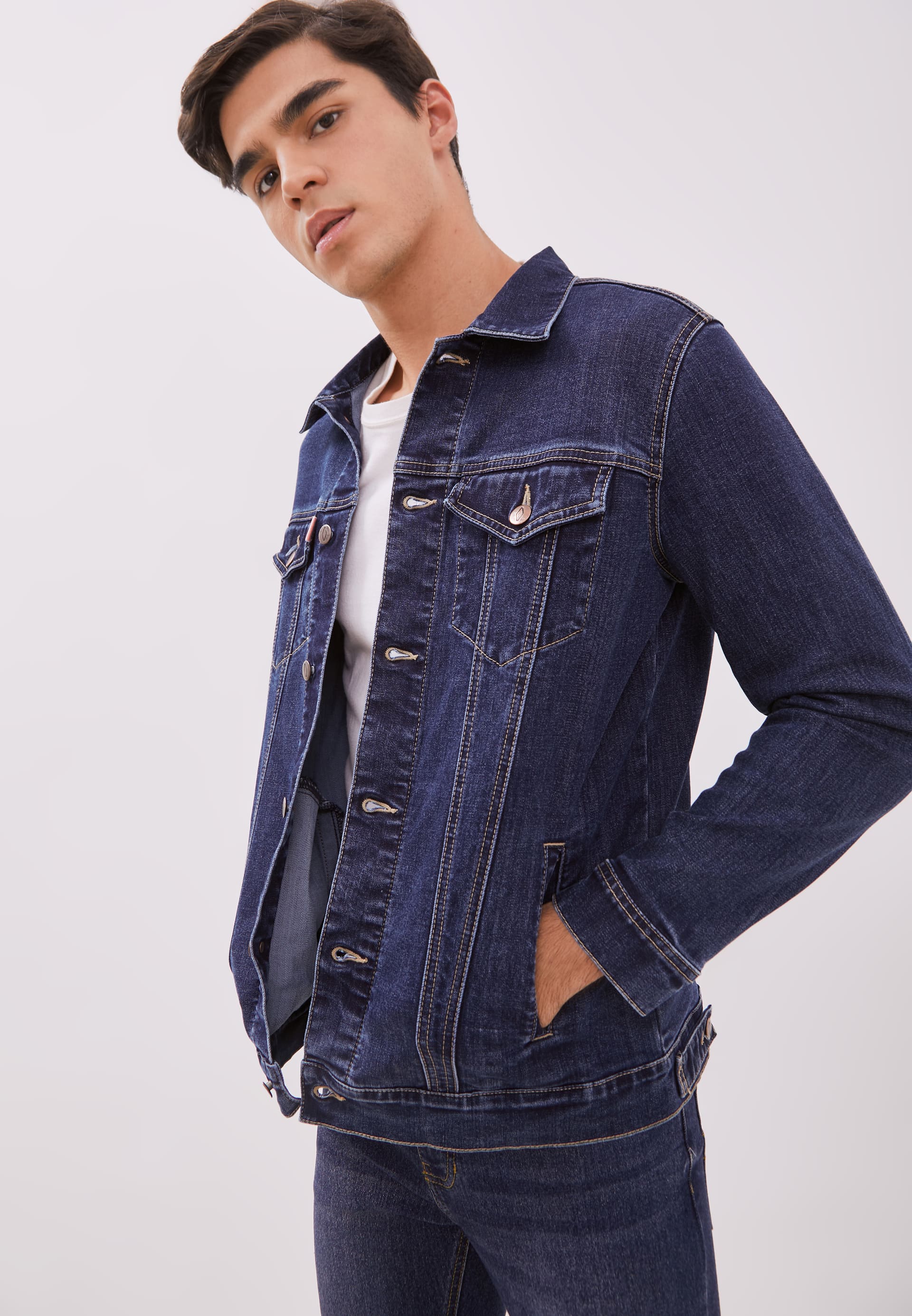 DUST Jaket Denim Danuar Blue (DM.6114)