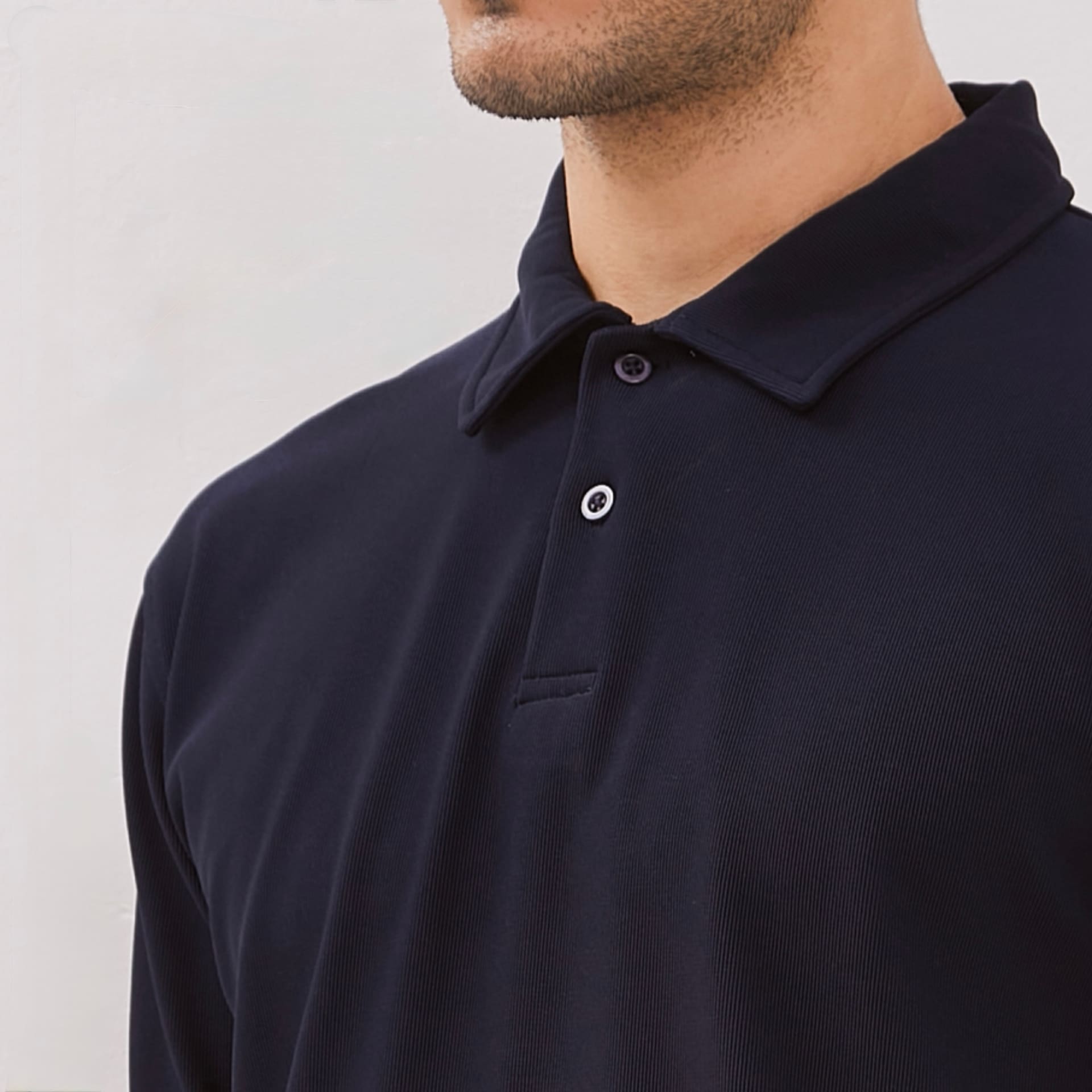 DUST Kaos Polo Bian Navy (DM.7613)
