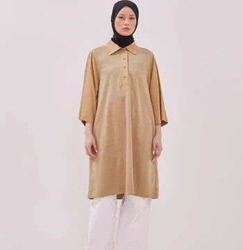 DUST Tunik Zanera Coklat (D.4204)