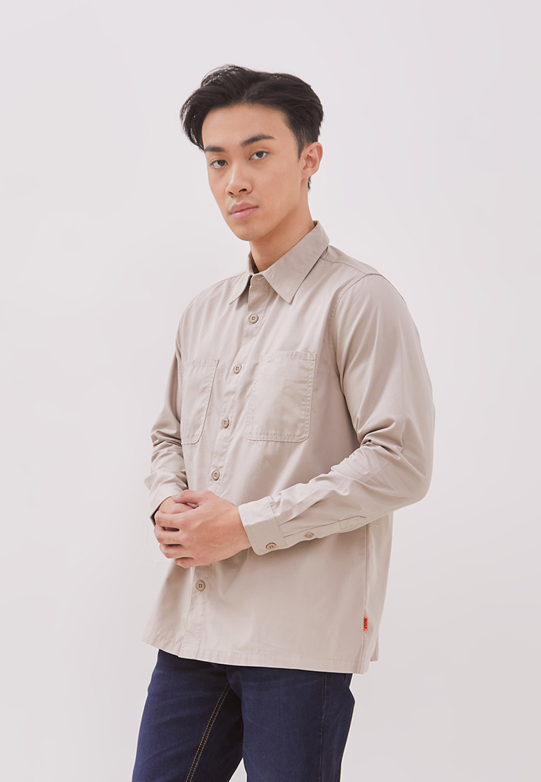 DUST Shirt Jaket Mahija Cream (DM.6204)